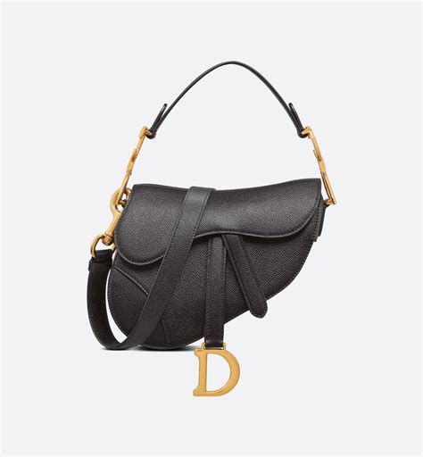 dior black monogram saddle bag|vintage black dior saddle bag.